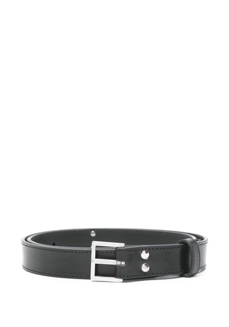Black leather belt Martine rose - men MARTINE ROSE | 1127LP16001BLK